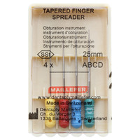 4pcs/Pack 21/25/31mm ABCD Dental Tapered Finger Spreader Endo Root Canal Files SSt Hand Use Endodontic Dentistry Products Tools