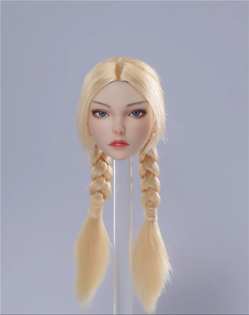 1/6 Scale Action Figure Doll Accessories Female E-sports Girl Beauty Head Sculpt For 12