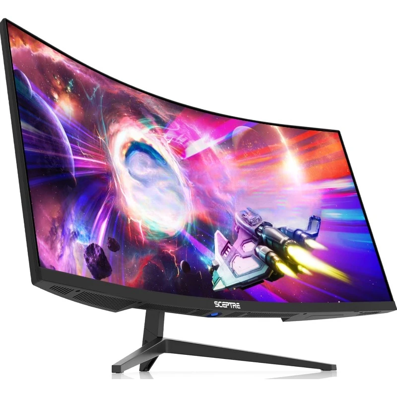 34-дюймовый изогнутый Ultrawide WQHD монитор 3440x1440 R1500 до 165 Гц DisplayPort x2 99% sRGB 1 мс изображение на картинке