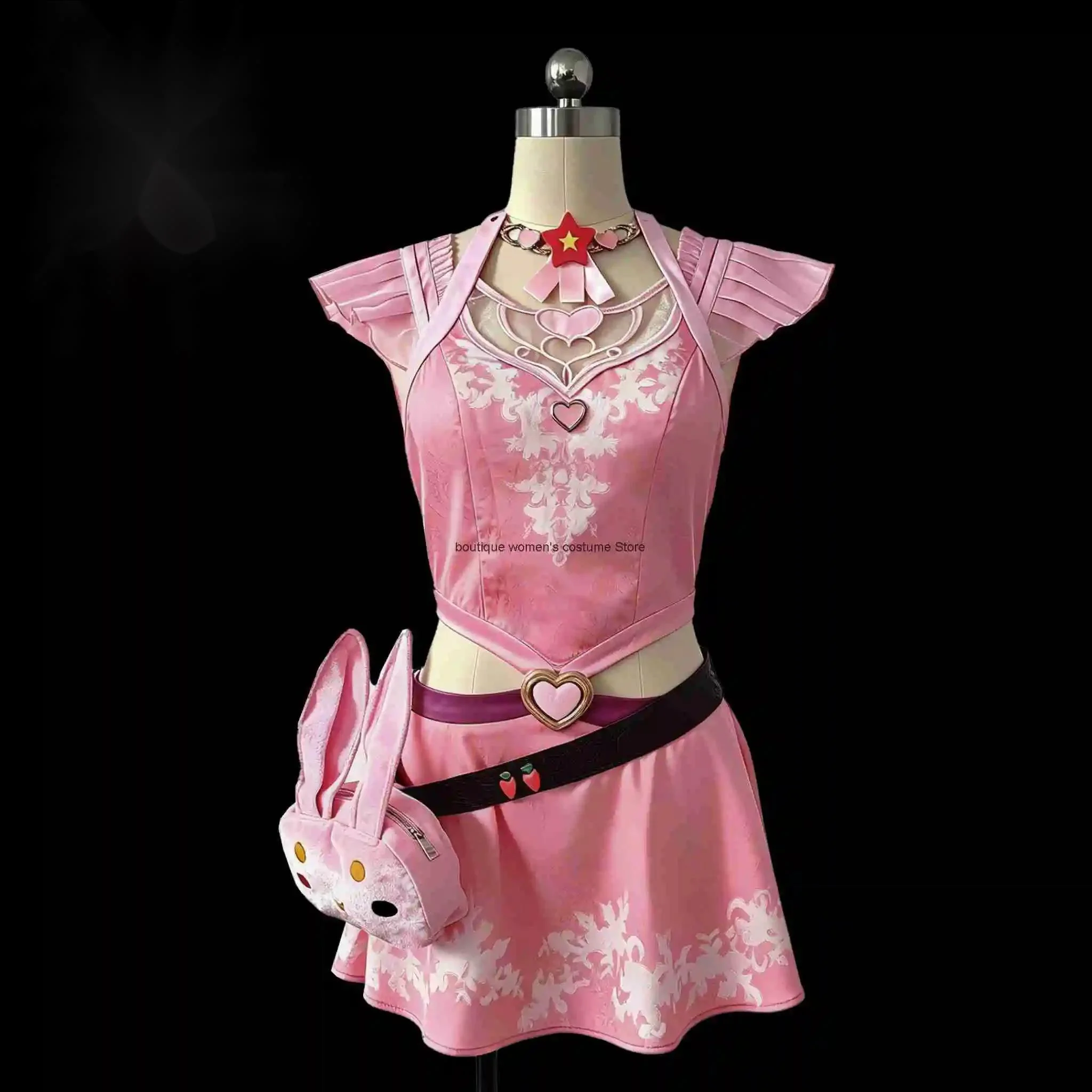 costume-de-cosplay-d'halloween-douluo-dalu-xiao-wu-ensemble-complet-robe-de-xiao-wu-tenue-de-lapin-mignonne