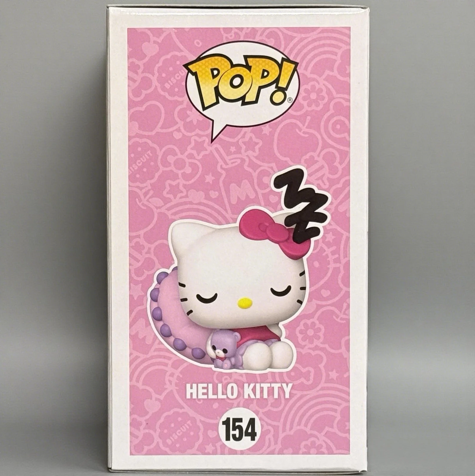 Figura de vinilo Funko Pop Sanrio Hello Kitty Sleeping 154, oficialmente licenciada, 3,7 pulgadas, coleccionable, edición limitada, regalo decorativo