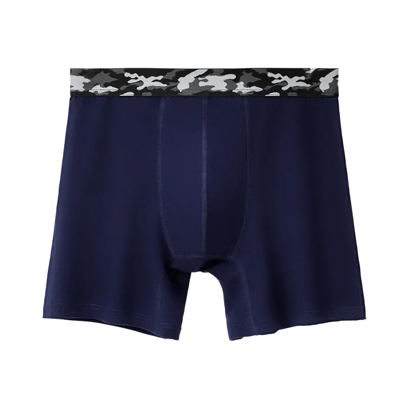 3 قطع ملابس داخلية رياضية للرجال، سراويل بأربعة زوايا، سراويل داخلية للتدريب عالية المرونة من القطن الخالص سريعة الجفاف