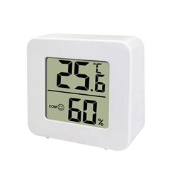 LCD Digital Thermometer Hygrometer Indoor Room Electronic LCD Display With Clean, Slim Edges That Can Be Easily Read From Any