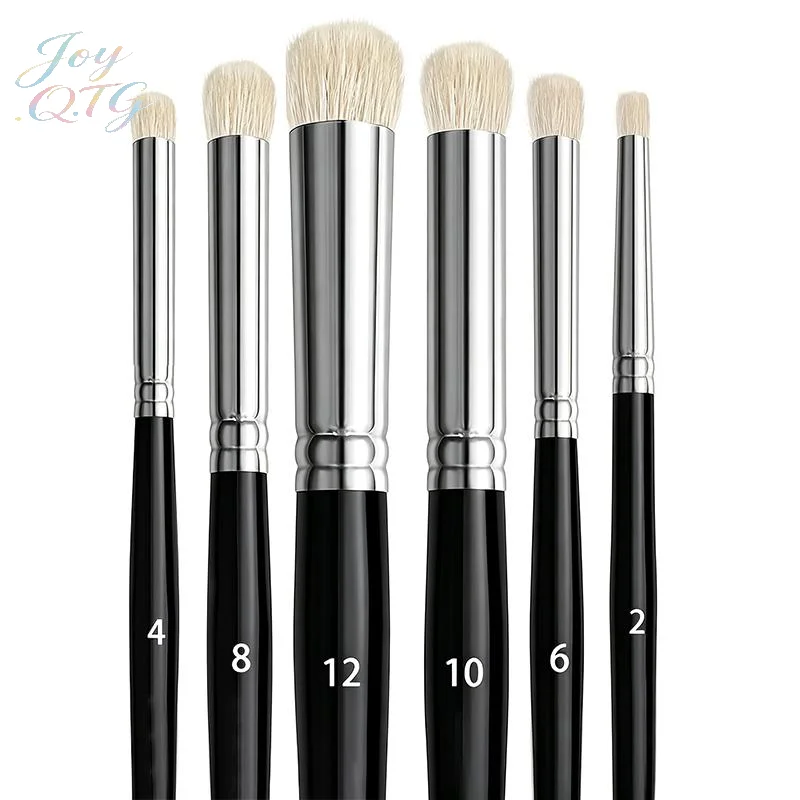 Hot 3/4/6Pcs Dry Brush Miniature Painting Drybrush Set, Professional Modellers Miniature Paint Brushes For Figurines Painting