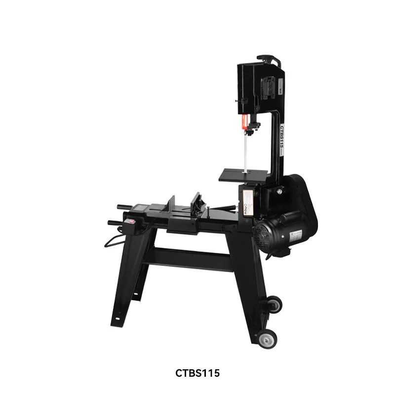 새로운 톱 기계 띠톱 기계 소형 CTBS115 가정용 목공 데스크탑 스테인레스 스틸 금속 절단 도구