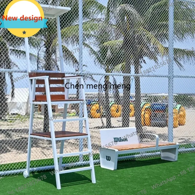

D80 Modern Design Garden Bench Outdoor Anticorrosive Wood Stainless Steel Long Bench Courtyard Leisure Seat Park Furniture