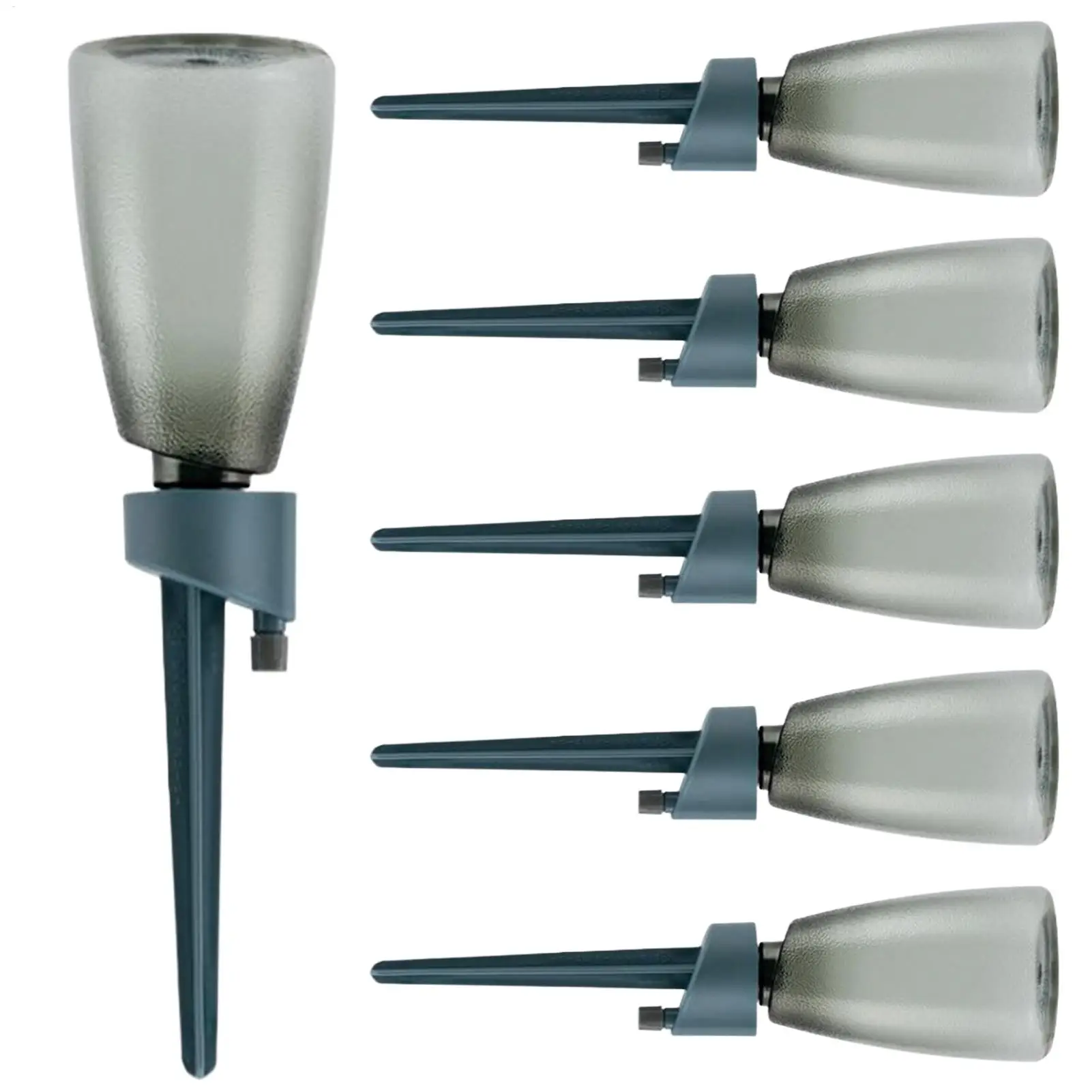 6pcs Flower Planting Automatic Irrigation Stakes with Control Valve Garden Watering Spikes Lazy Watering Drip Irrigation Dripper