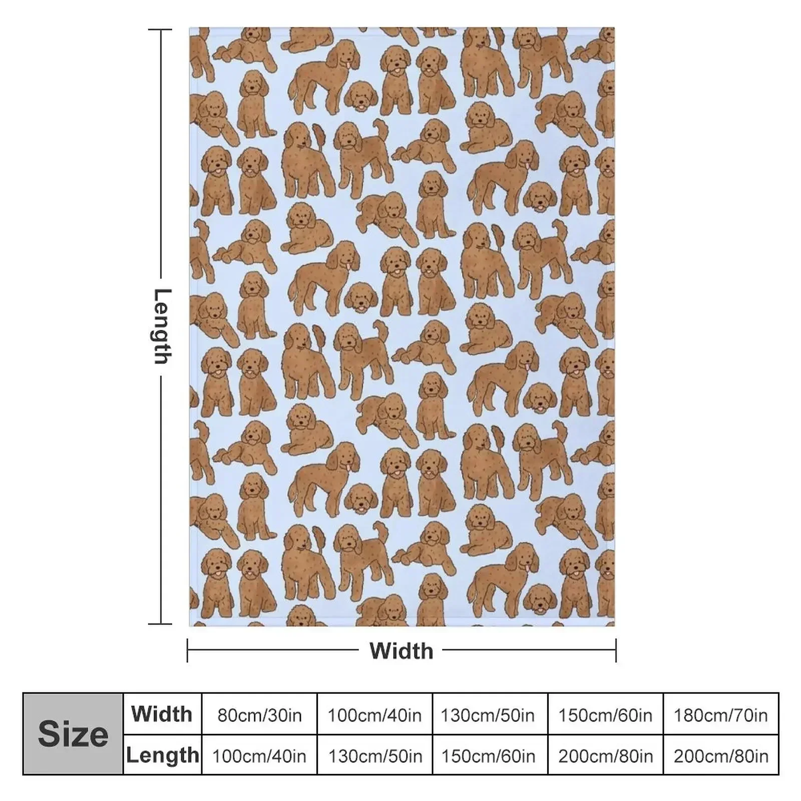 Toy poodle dog pattern Throw Blanket Sofa Throw Heavy Blankets