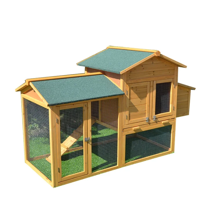 Custom High Quality Waterproof Large Wooden Gallineros Ducks Chicken Coop Animal Cages for Laying Hens