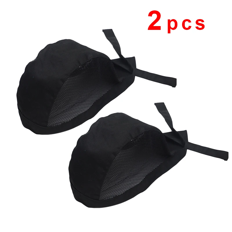2 pezzi unisex chef pirata servizio di ristorazione cappello da cuoco cappello con teschio ristorante sala da pranzo cappelli da cuoco cucina cucina panetteria berretto da lavoro regolabile