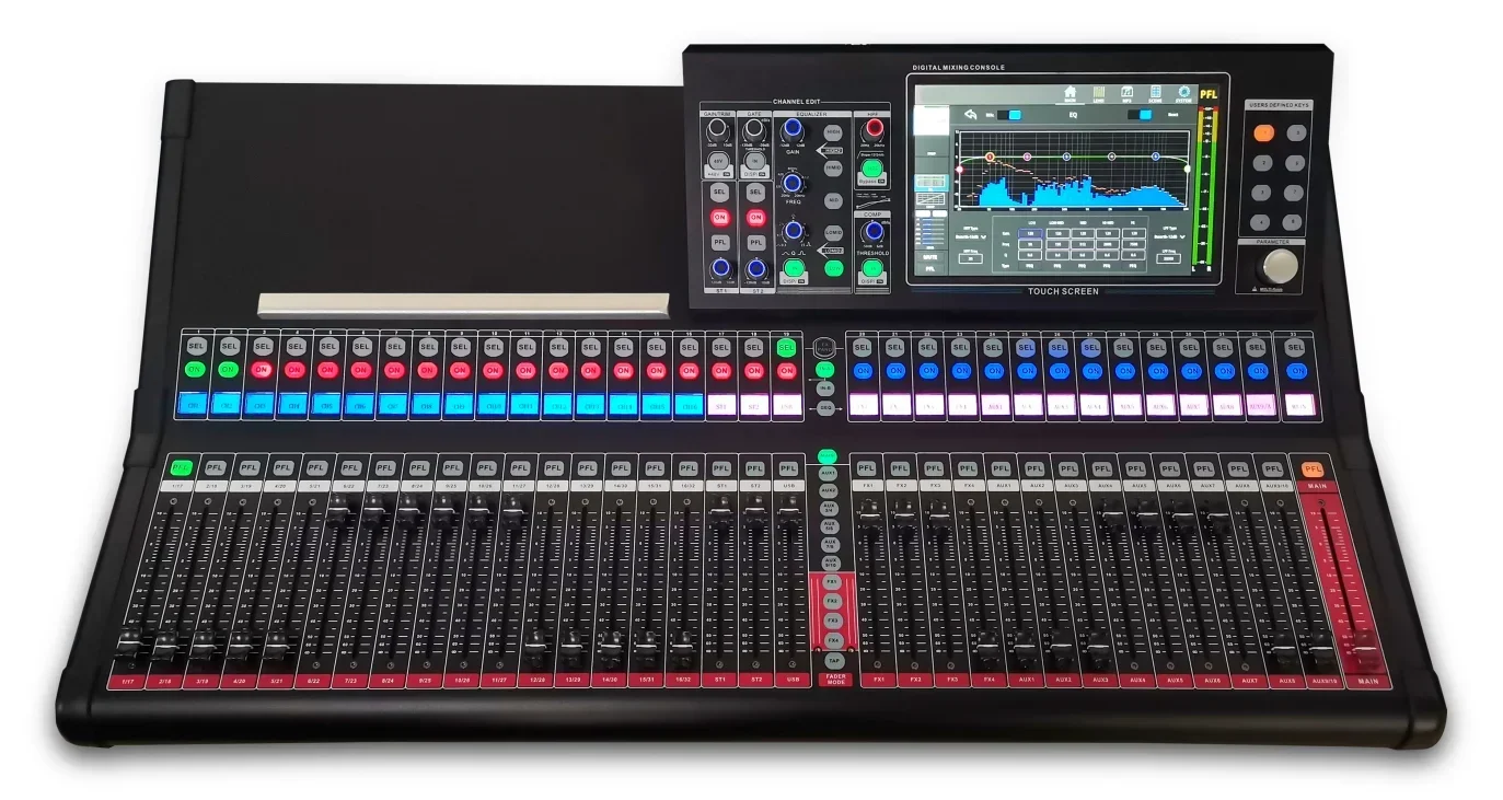 Xtuga Factory Price M-32 Plus Digital Mixer HD Digital Display Screen Professional Stage Performance