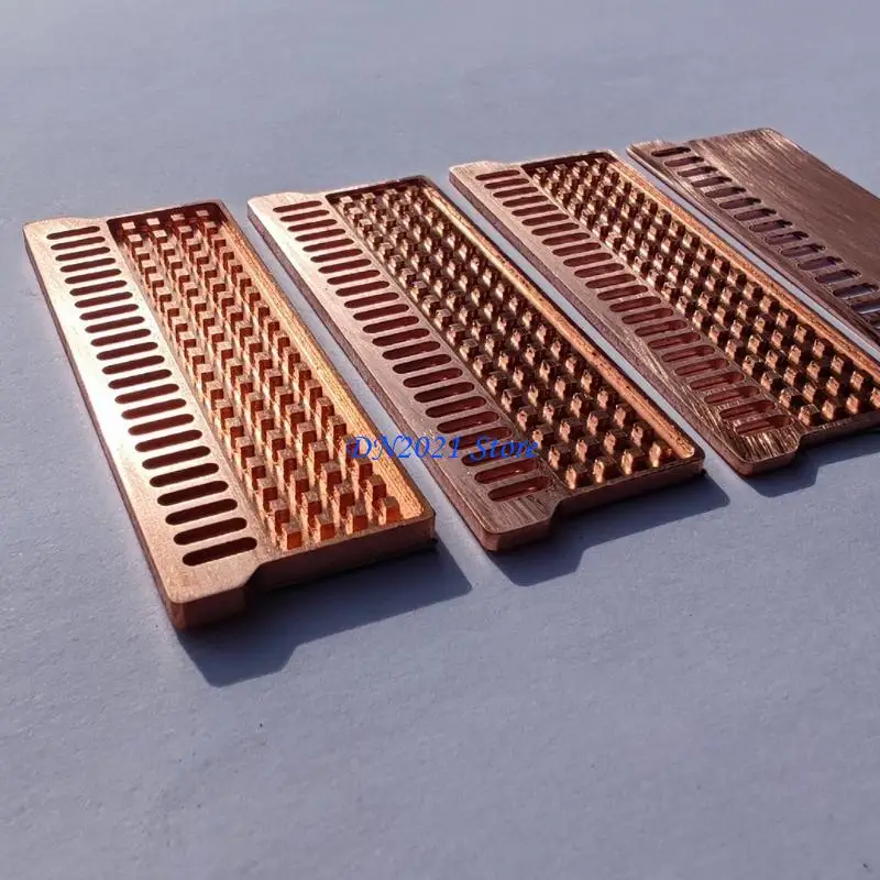 

F3KE Радиатор памяти для ноутбука 0,5–3 мм Ультратонкий радиатор из чистой меди, 2 шт.