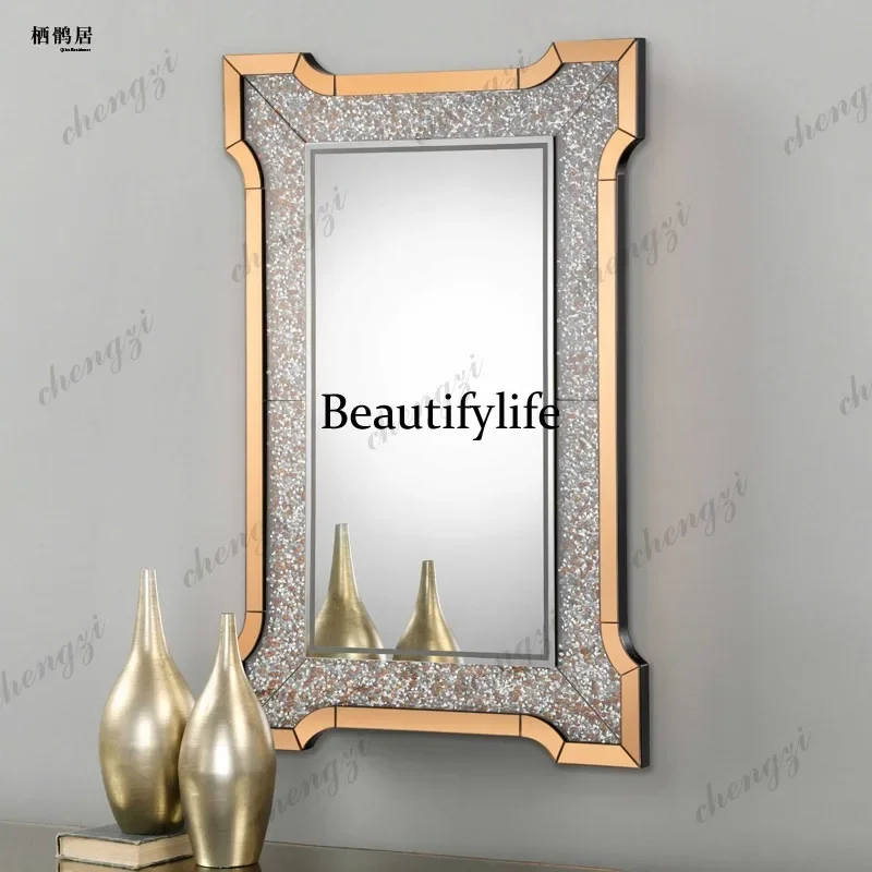 A139 Full-body mirror does not deform, dressing mirror hangs on the wall, special-shaped beauty salon combination hangs mirror