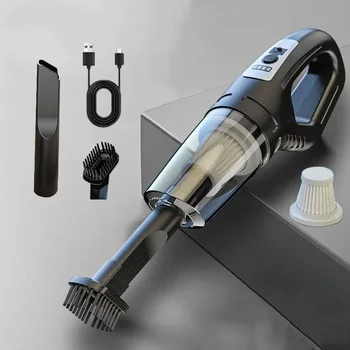 휴대용 자동차 진공 청소기, USB 충전, 휴대용 무선 진공 청소기, 자동차, 가정, 사무실, 애완 동물 털, 강력한 흡입, 120W Best5 휴대용 자동차 진공 청소기, USB 충전, 휴대용 무선 진공 청소기, 자동차, 가정, 사무실, 애완 동물 털, 강력한 흡입, 120W Best5