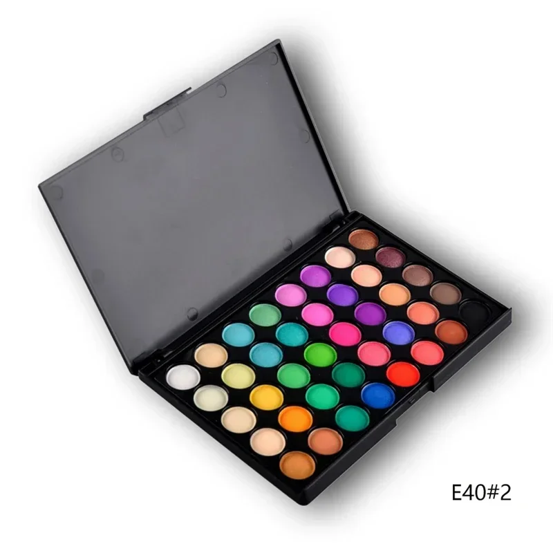 40 Color Matte Eyeshadow Palette Earth Color Shimmer Glitter Earth Eye Shadow Power Set Cosmetic Makeup Tools Make Up