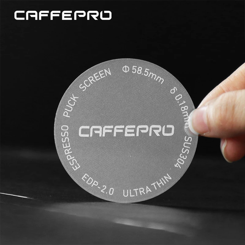 Caffeepro Espresso Puck Screen, 1mm/1.7mm Ultra Thin Coffee Reusable Professional Barist Coffee Filters with 316 Stainless Steel