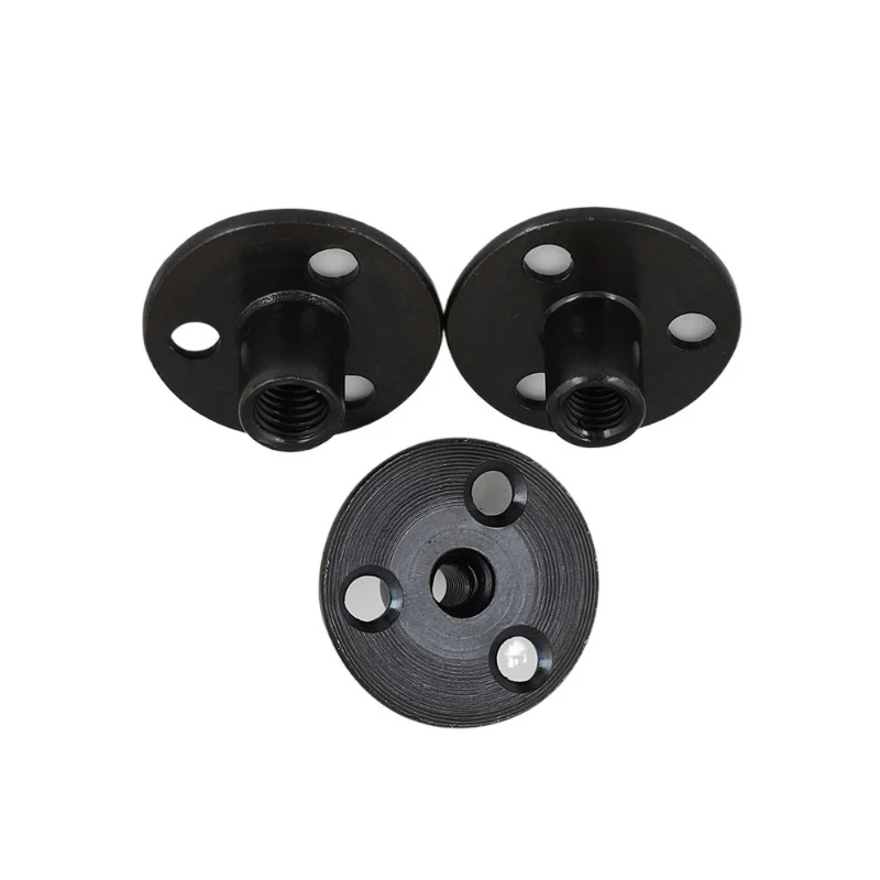 M6/M8/M10/M12 Iron Plate Lock Nut  for Sofa Foot Lock Galvanized Three-hole Flange Nut Wood Furniture Splint Lock Nut