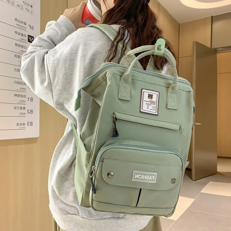 

Ins Style Backpack For Girls, High-Quality Junior High School Student Backpack, Simple Travel Korean