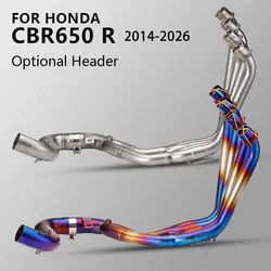 CBR650R Exhaust Headers Tube For Honda CB650R CBR650F CB650F 2014-2026 Motorcycle Exhausts Kit Racing Headers Tube 51MM