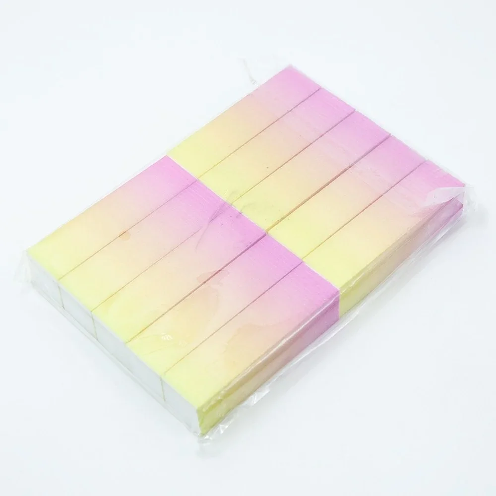 15pcs White Acrylic Nail Buffer Buffing Sanding Block Files Salon Art Four-sided Polished Tofu Block