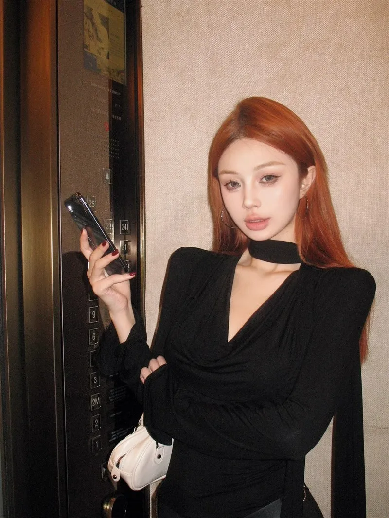 เดรสแขนยาว ชุดเดรสผู้หญิง งานกาล่า ฤดูใบไม้ผลิ ผ้าซาตินสีทอง คอทรงเรือ ผูกโบว์ ทรงเข้ารูป กระโปรงทรงหางปลา บานออก สไตล์ฝรั่งเศสเก๋ไก๋ ยุค Y2k