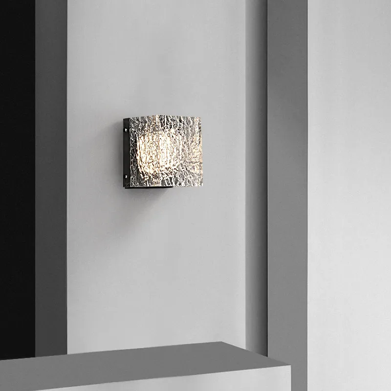 

Italian minimalist wall lamp for bedroom bedside stairway hallway passage lighting decorative designer style fixture with metal