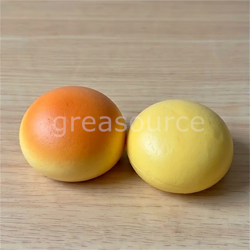Modèle de pain rond en PU, 10,5 x 5 cm, pain artificiel, accessoire de présentation de nourriture factice, décoration de boulangerie, accessoires de photographie, Soft Joy