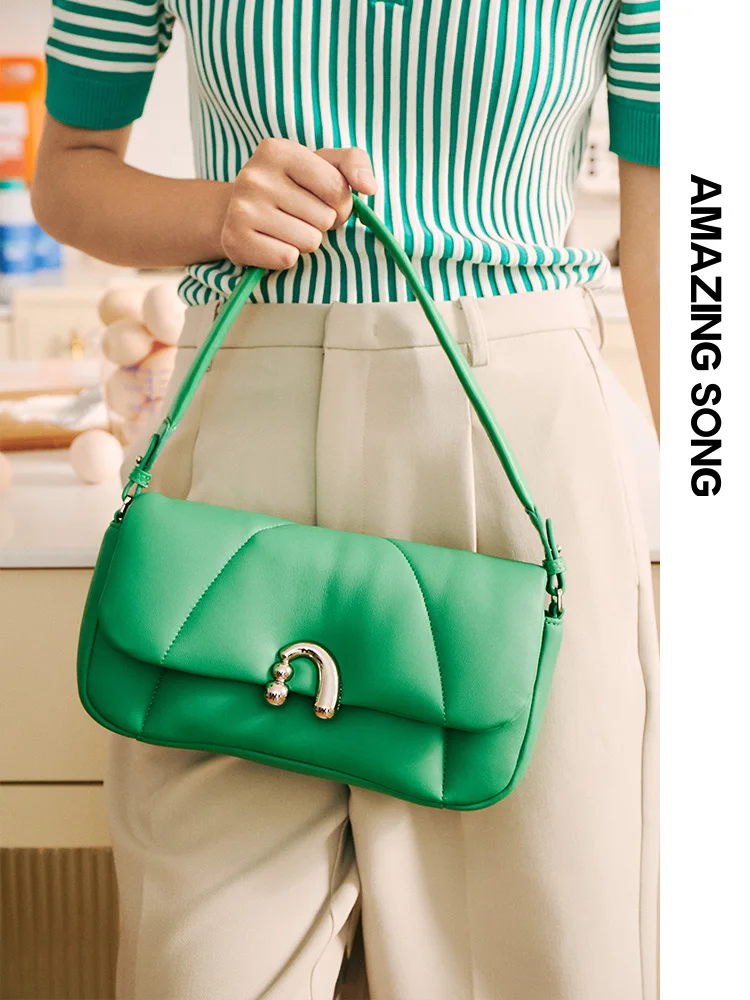 Amazing Song Alpha Bag Shoulder Bag Sheep Leather