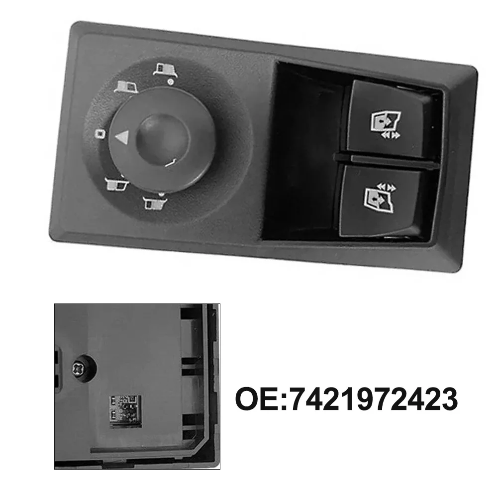 

Electric Window Switch for Renault LHD Vehicles with Direct OEM Compatibility Including Part Numbers 7421972423 and 7423391509