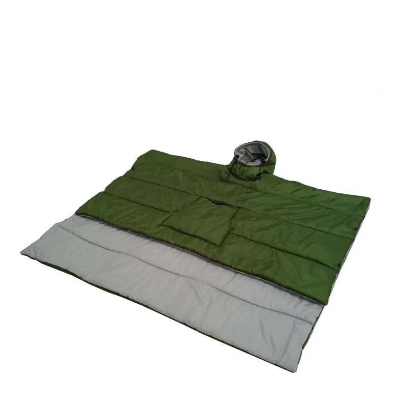 Lazy Cloak Sleeping Bag Outdoor Wearable Cloak Sleeping Bag Winter Plus Quilt Lazy Sleeping Bag For Winter Travel