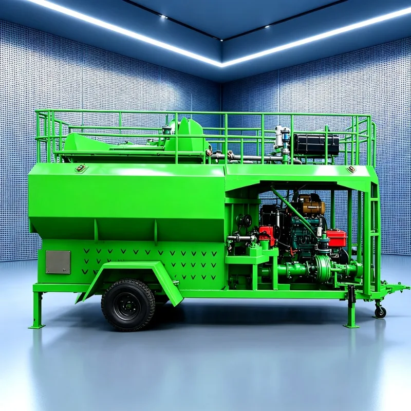 High Efficiency Hydroseeder 6000L Soil Hydroseeding Machine for Slope Protection, Re-Greening & Grass Seed Planting