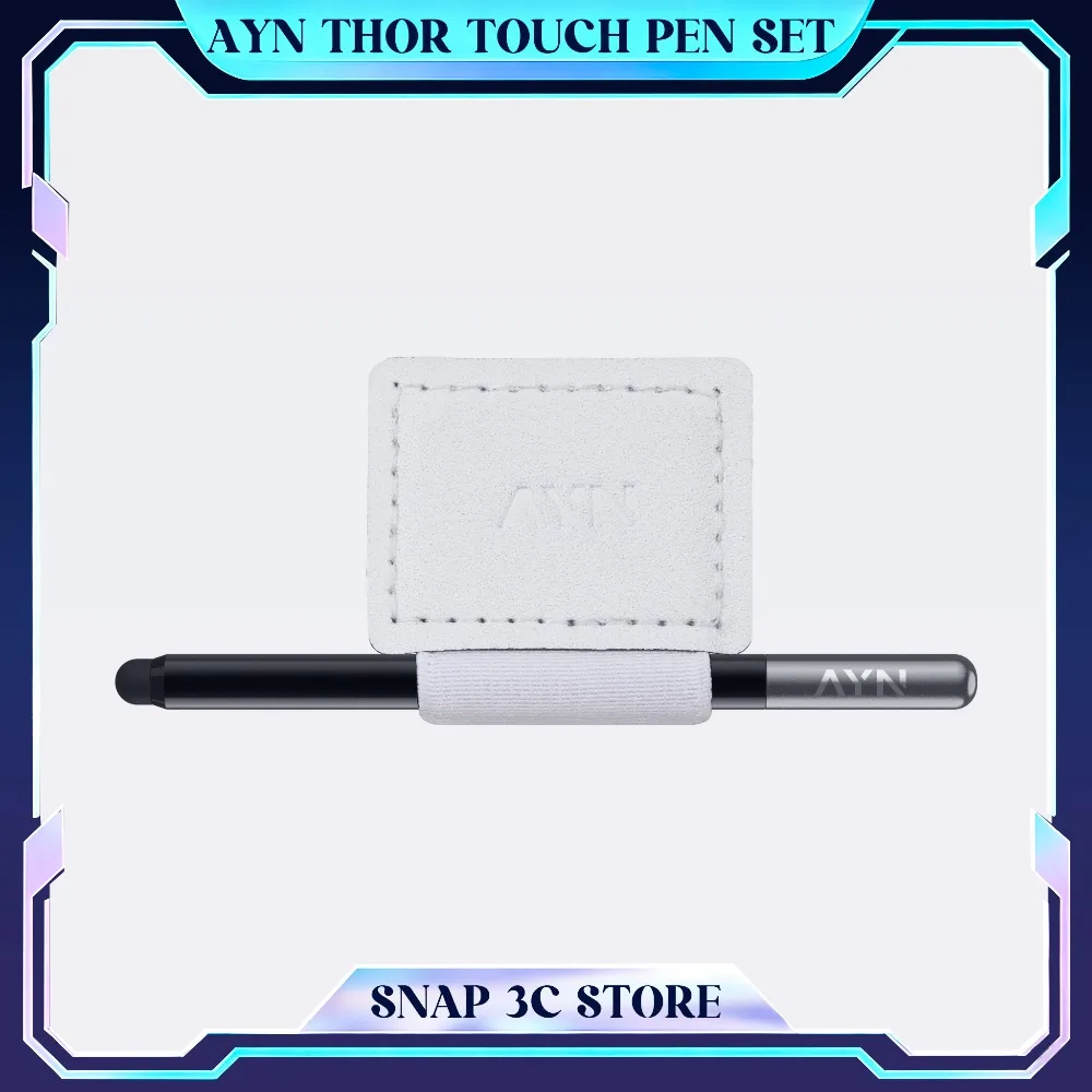 Original AYN THOR Touch Pen Holder Set Capacitive Stylus Self Adhesive Pen Clip For THOR Dual Screen Game Console Accessories