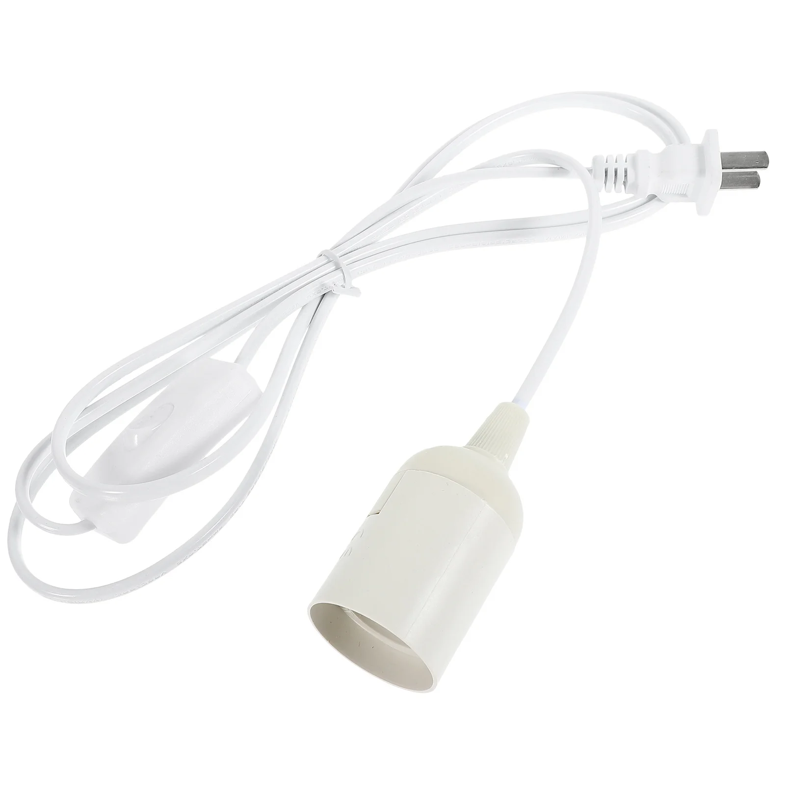 معلقة مصباح الحبل 1.8 متر قلادة مقبس الإضاءة الولايات المتحدة التوصيل DIY مصابيح لينة سلك مغمد خصائص مستقرة عالية الأداء