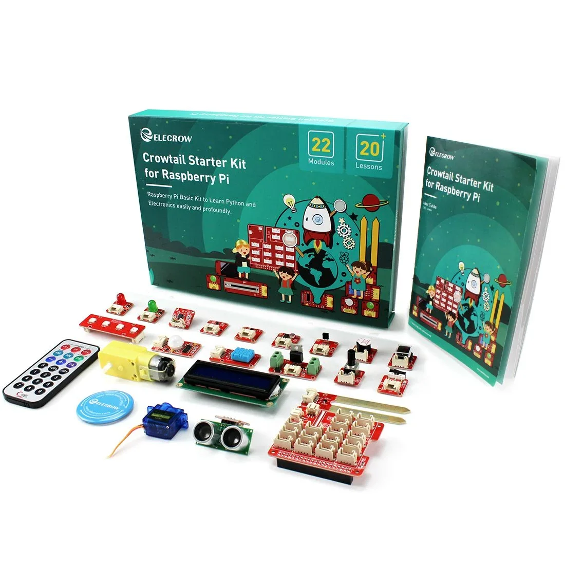 Hot Sale Crowtail Starter Kit for Raspberry Pi STEM kit for child with free shipping