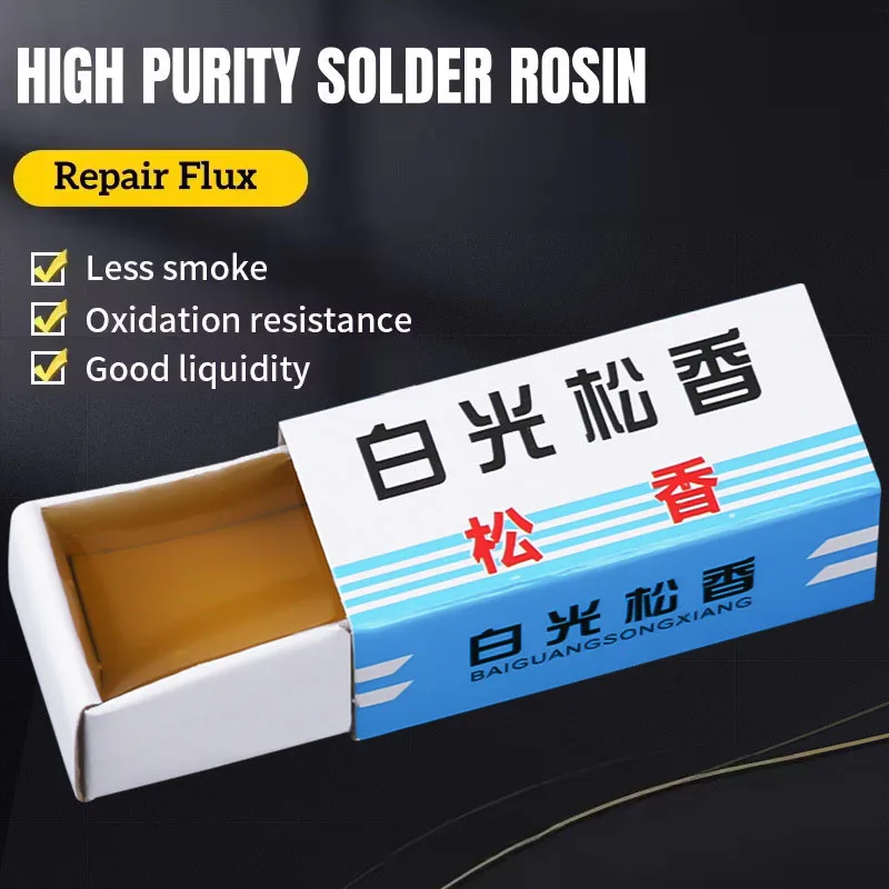 

Канифоль для пайки и обслуживания высокой чистоты, портативная паяльная ароматизатор в штучной упаковке, белая канифольная паста без примесей