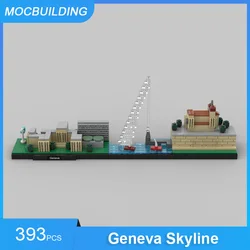 MOC Building Blocks Geneva & Nuremberg Skyline Architecture Model DIY Assemble Bricks Collection Display Educational Toys Gifts