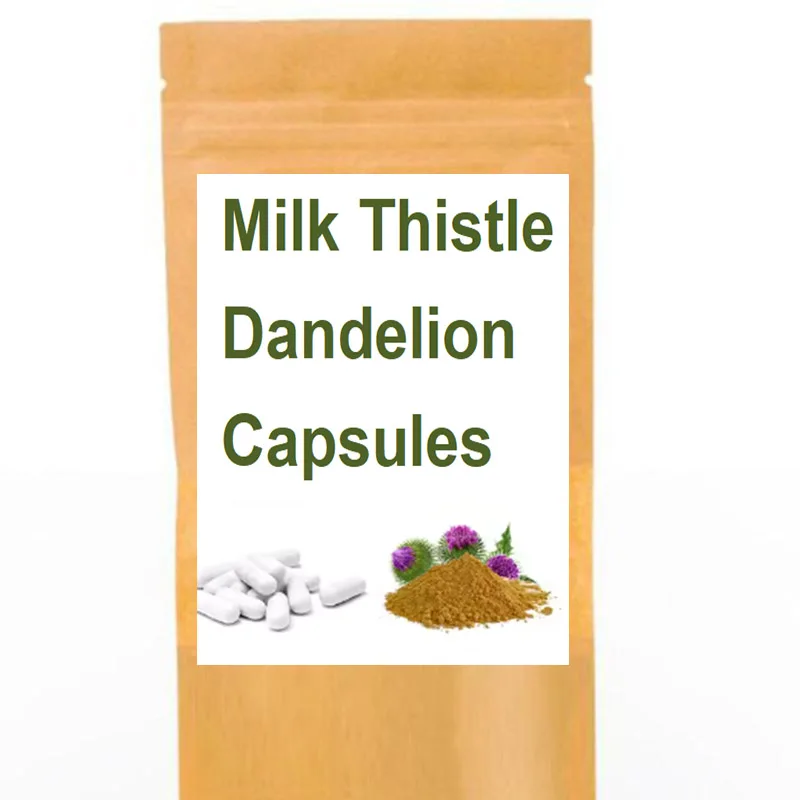 

Milk Thistle Dandelion Root Supplement - Liver Health Support, Antioxidant Support, Detoxification, 300 Capsules