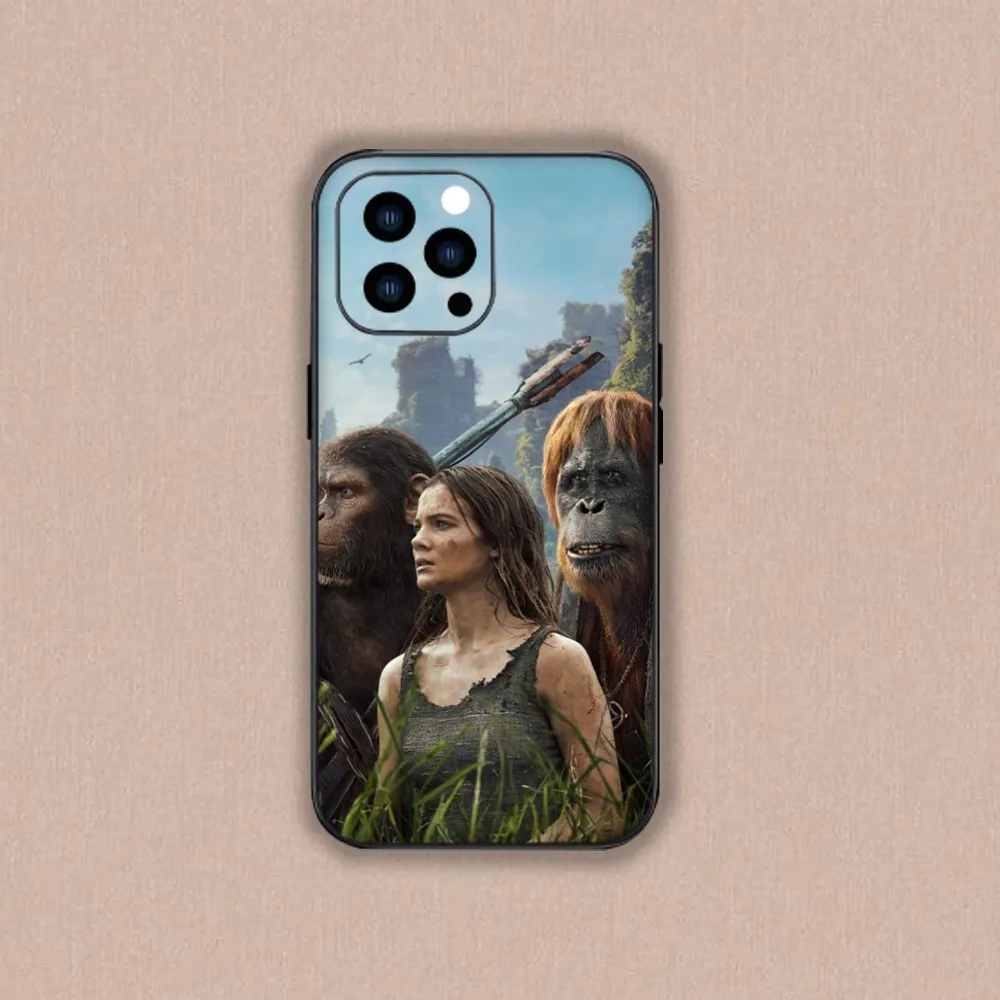 Movie K-Kingdom Of The P-Planet Of The Apes Phone Case For Samsung A53 A55 A52S A70 A22 A71 A80 Black Case