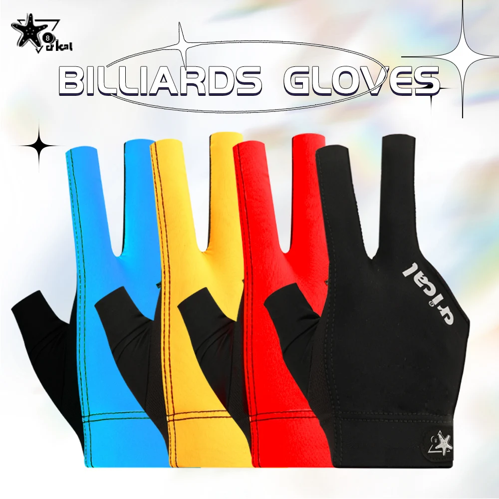 CRICAL Billiard Glove 3 Finger Fingerless Billiards Gloves Professinal LYCRA Gloves Right/ Left Hand Billiards Accessories