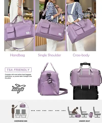 Lejonkungen Tecknad Resväska Stor Kapacitet Förvaring Axelväskor Gym Duffelväska med Skofack Bärbar Handväska 8 best sales lejonväska - №1