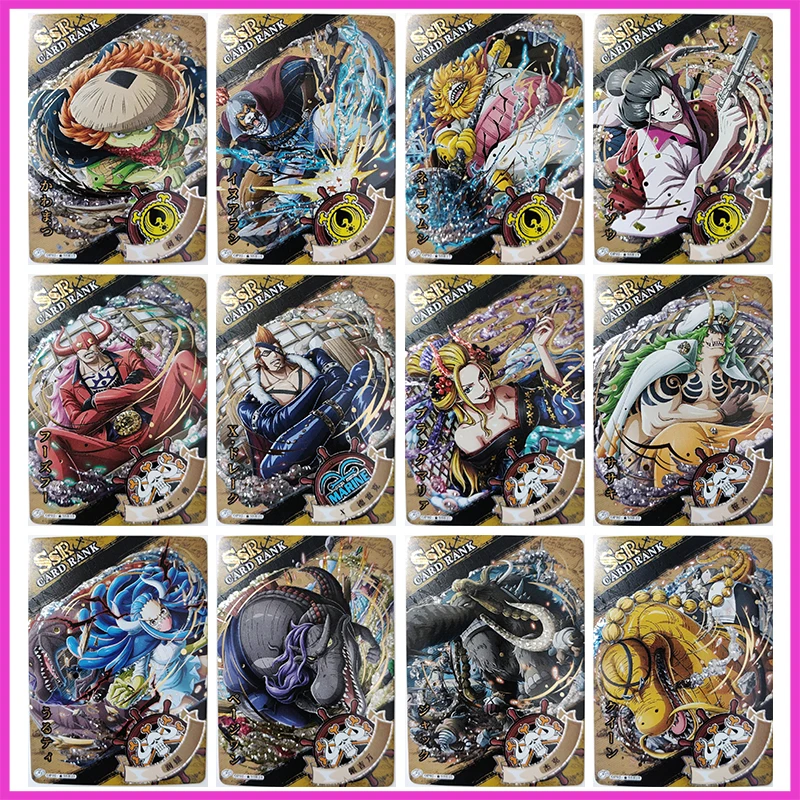 Anime ONE PIECE Rare SSR Foil Stamping Diamond Foil Card Kawamatsu Black Maria Toys for boys Collectible Card Birthday Present