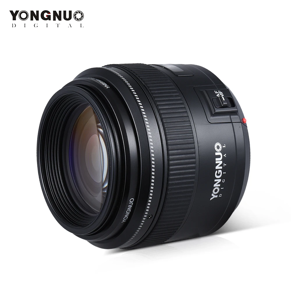 YONGNUO YN85mm F1.8 AF/MF Стандартный средний телеобъектив с премьер-объективом 85 мм Объектив с фиксированным фокусным расстоянием