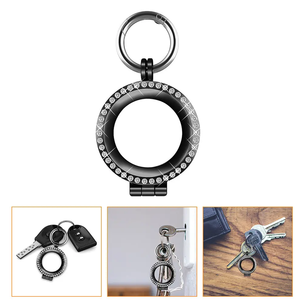 

1 шт. Защитный металлический чехол от потери для трекера: полная защита, не блокирует зарядку, с крючком для подвешивания