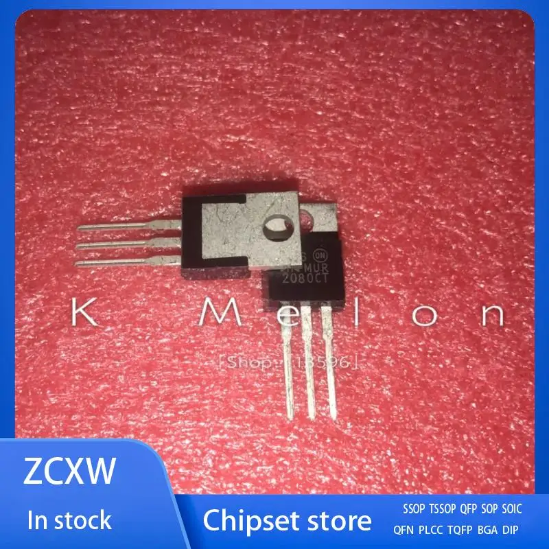 5pairs-10pairs MUR2080CTG MUR2080CT U2080G + MUR2080CTRG MUR2080CTR U2080GR TO-220 20A 800V