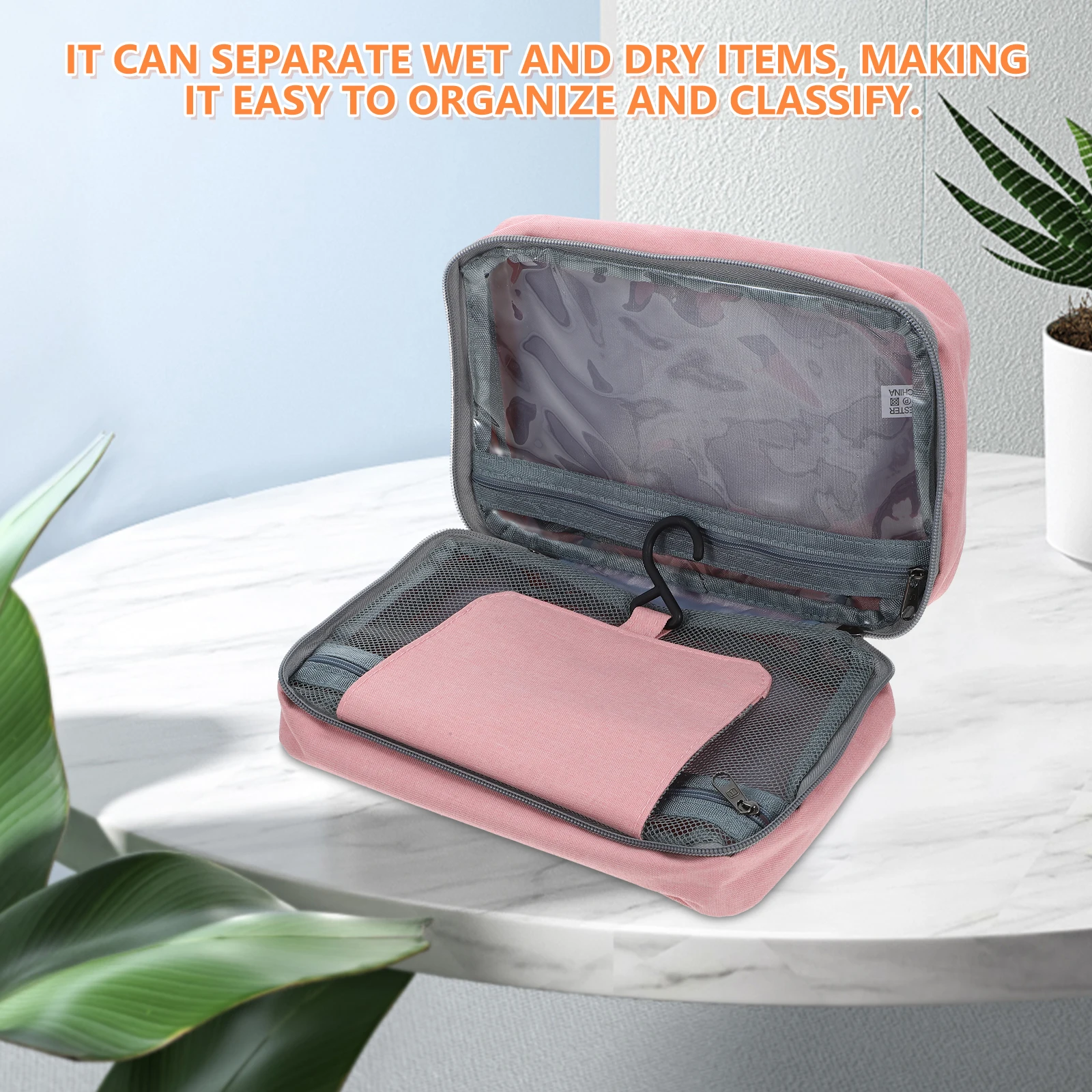 

Waterproof Travel Toiletry Bag Foldable Makeup Organizer Portable Bag Zipper Pouch Makeup Pouch Travel Pouches