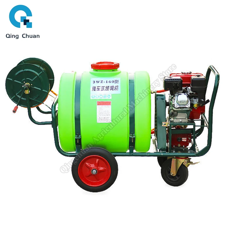 

Опрыскиватель ручной толкатель 160 л сельскохозяйственная дезинфекция опрыскиватель высокого давления тележка тип сельскохозяйственный двигатель мощность опрыскиватель