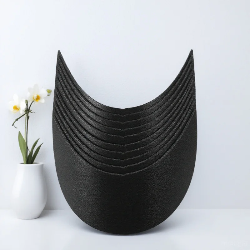 

10Pcs Hat Brims Sun Shield Durable Lightweight Baseball Cap Visor Board Easy to Replace Hat Brim Visor Board Caps Brim Liner