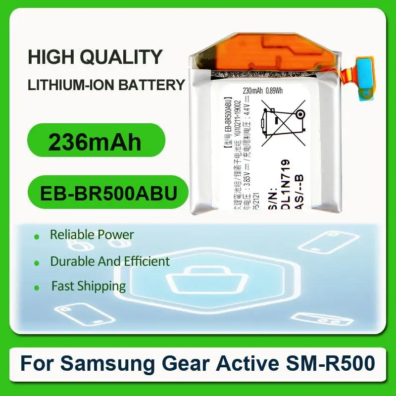 Battery For Samsung Galaxy Watch 3 45MM SM-R840 R845 SM-R845F Gear Active SM-R500 S2 3G Sport SM-R600 R730 SM-R730A R730V
