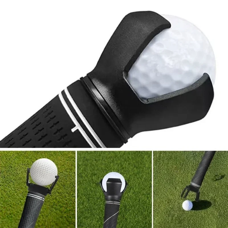 Golf Accessories Ball Pickup Mini Golf Ball Picker Three Jaws Rustproof Golf Ball Picker Suction Cup Golf Ball Grabber