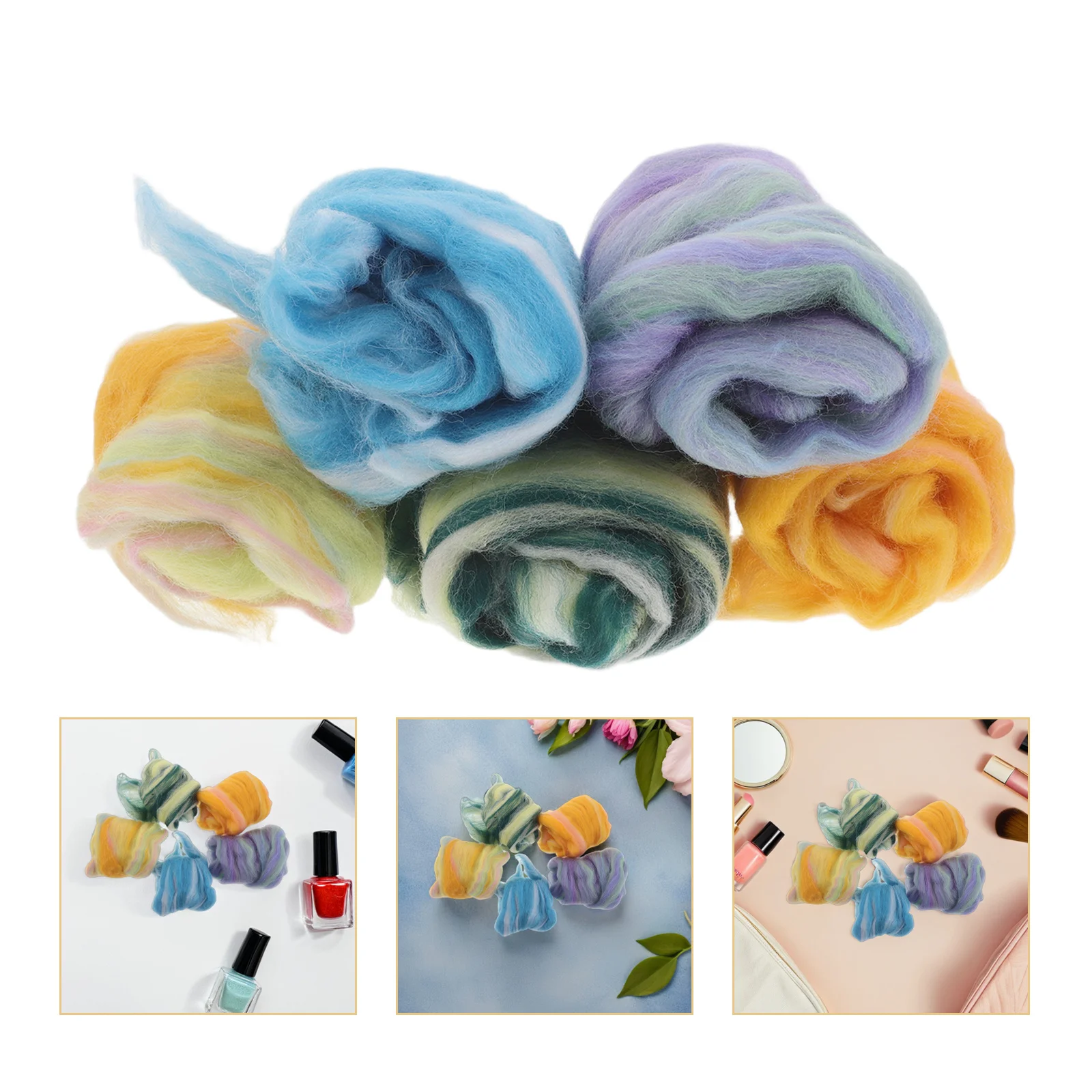 

5Pcs Breathable Lambs Wool Toe Separators Soft Cushioning for Athlete's Foot Prevention Sweat Absorption Overlapping Toes Care